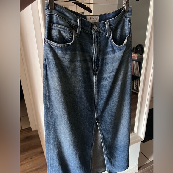 Agolde Leif skirt in Swing wash - Picture 4 of 5